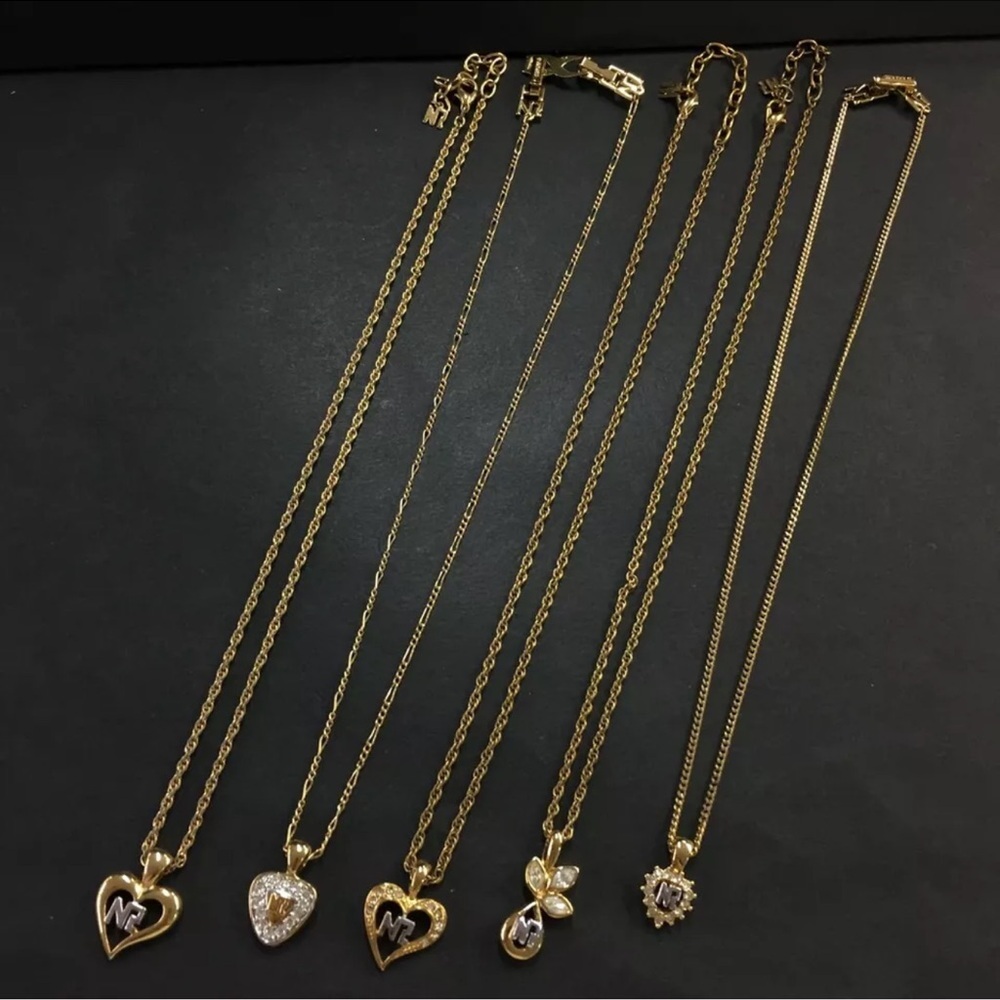 PICK ONE NINA RICCI Rhinestone Gold Tone Necklaces 2,3,5,8,10 (1,4,6,7 & 9 SOLD) - Picture 8 of 16